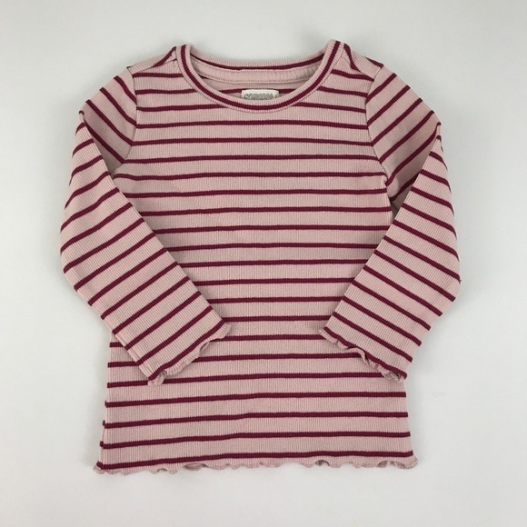 Gymboree Other - Gymboree Pink Striped shirt 12-18m NWT
